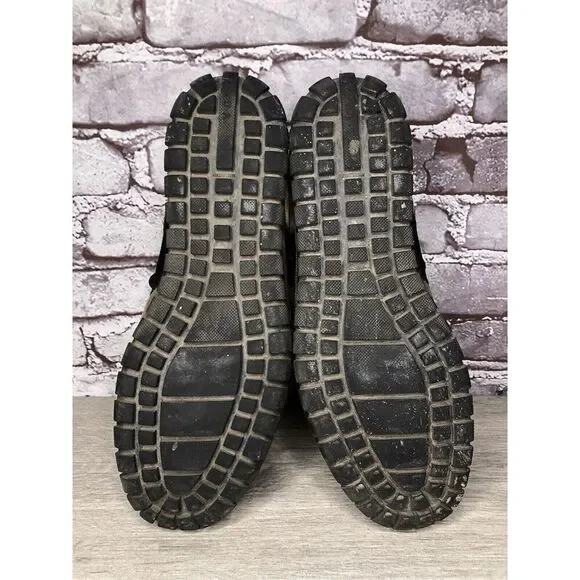 Prada Tan Suede Green Mesh Black Lace Up Casual Hiking Shoes 